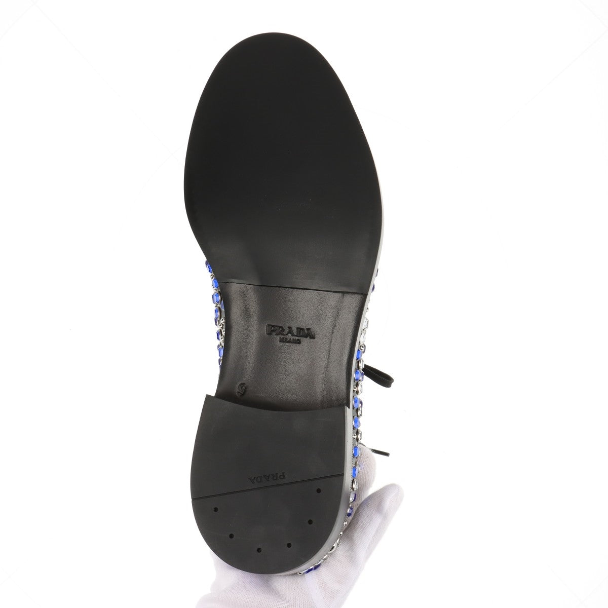 Prada Leather Shoes UA9  Black 2EA151 Vision Box Bag