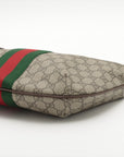 Gucci GG Supreme Shoulder Bag Brown 598125