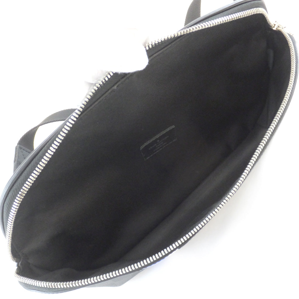 Louis Vuitton Body Bag M56610 Epi DamiEgraphite Black Silver G Bag Blue White Waistpoch