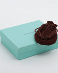 Tiffany Ribbon Necklace 750 (YG) 3.4g