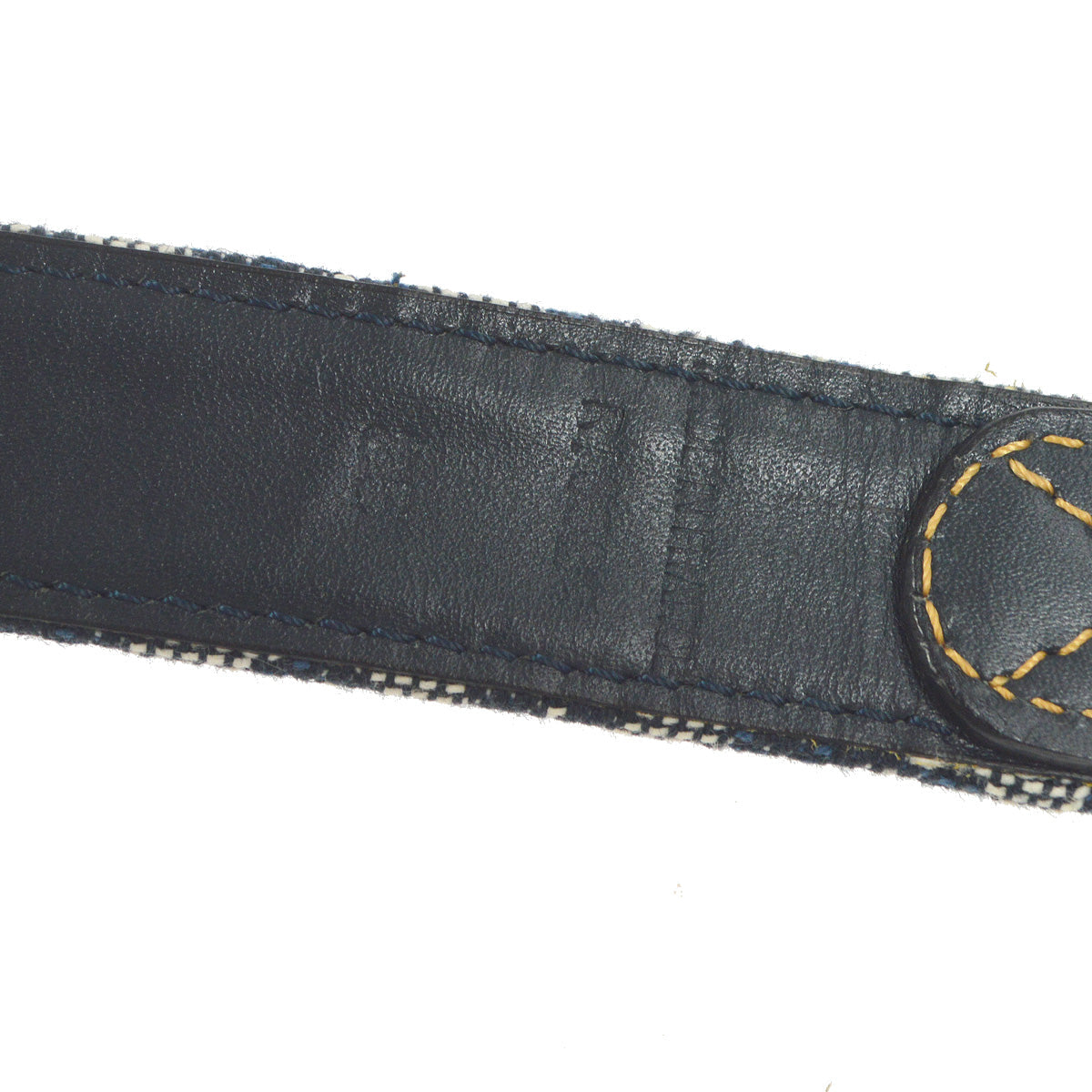 Christian Dior 2004 Navy Trotter Belt 
