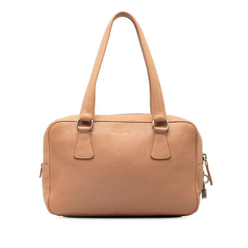 Prada handbag BR2247 Cyprus pink beige leather ladies PRADA