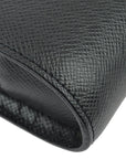 Louis Vuitton Black Taiga Baikal Clutch Handbag M30182