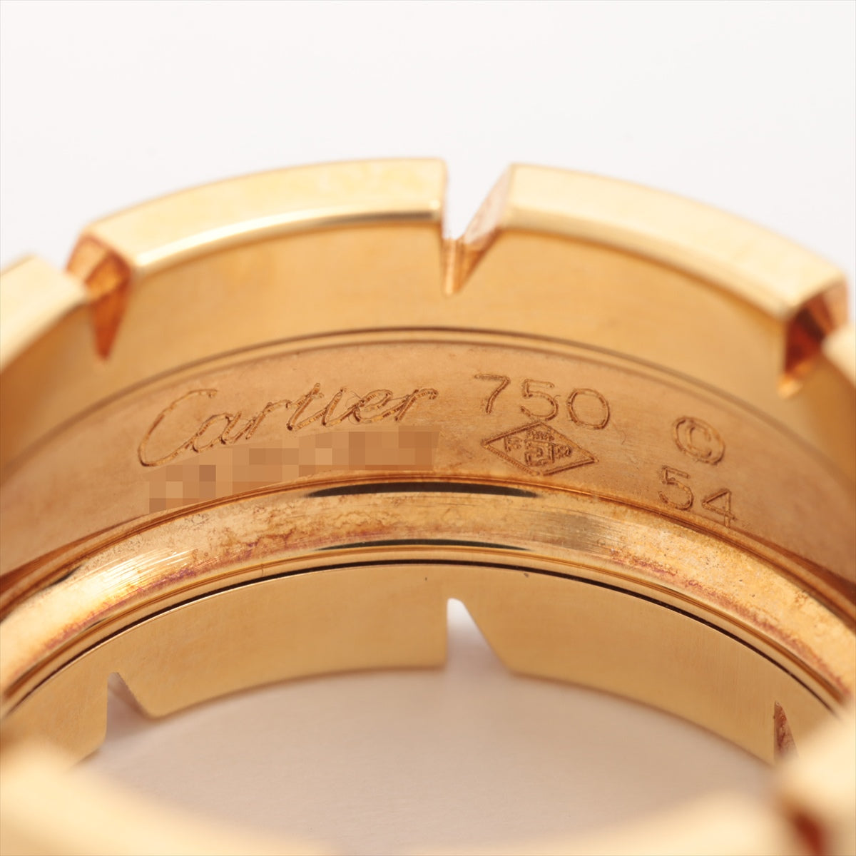 Cartier Tank Rings 750 (YG) 13.4g
