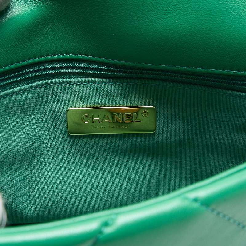CHANEL 【CHANEL】 CHANEL 19 Matrasse 2w Chain Sder  Green (Gen  Silver Gold) Tote Bag  Start Bag  Bag Hybrid 【 Ship】 Netherlands Online
