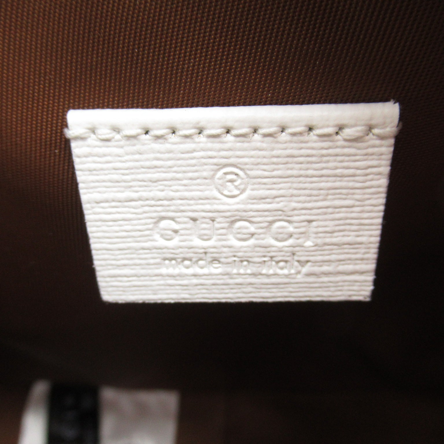 Gucci Kids Patched Pochette Shoulder Bag PVC Coated Canvas Kids Beige / White 774818FAC0H8649