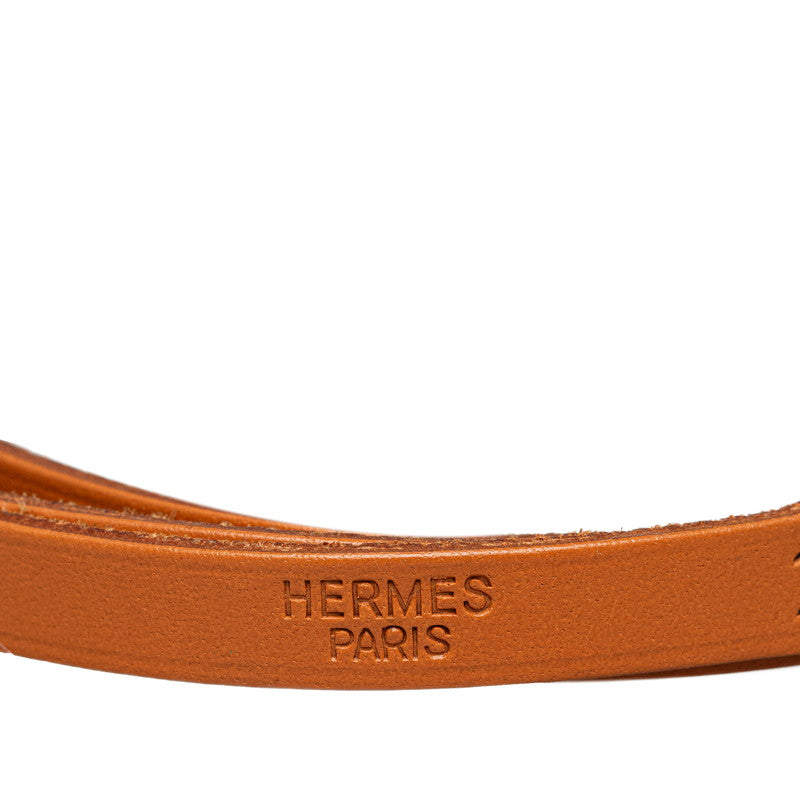 Hermes Appi 1 Bracelet Light Brown Leather  Hermes