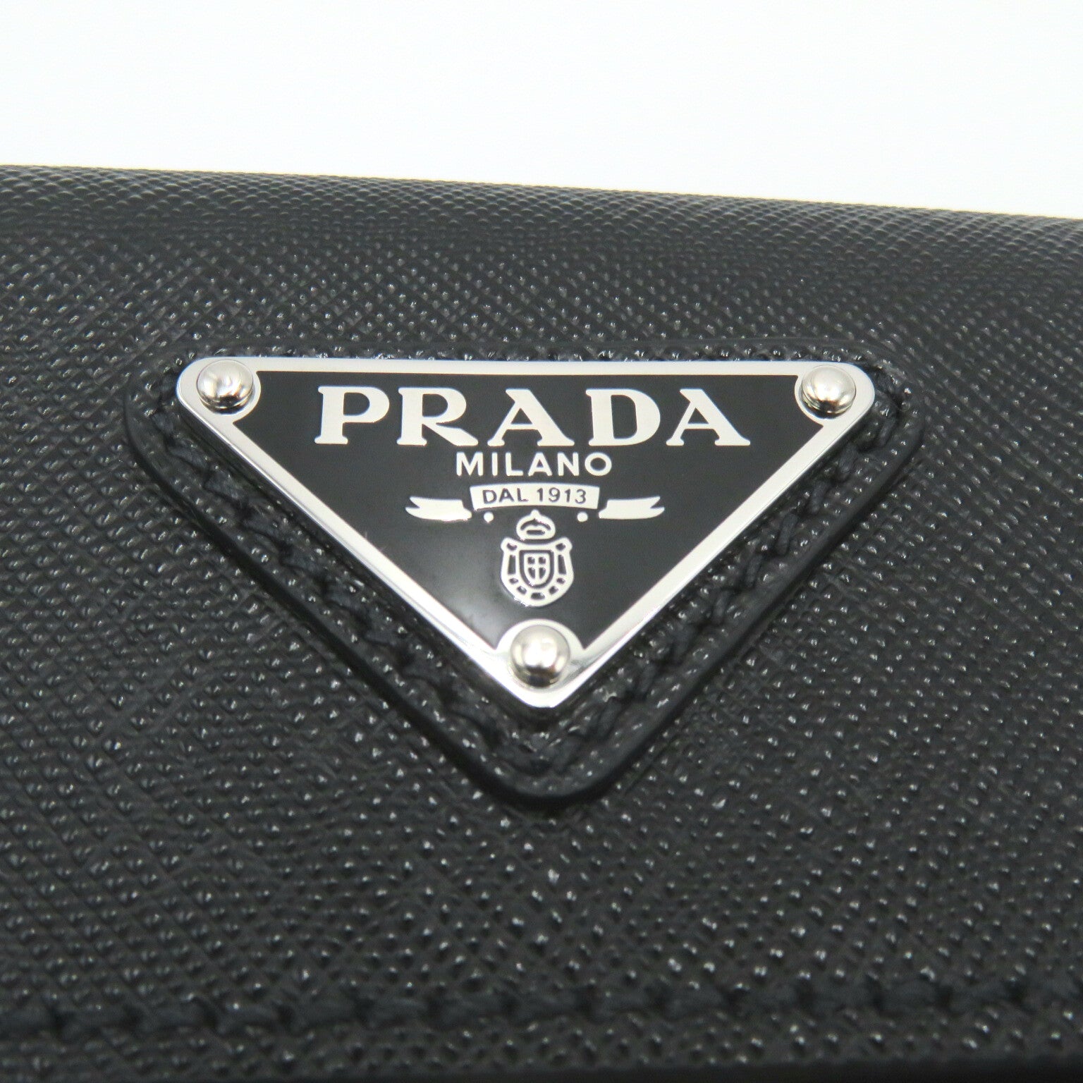 Prada Shoulder Bag Shoulder Bag Sapphire Leather Nylon Recycled Nylon Mens Black  NERO 2VD0532DMHF0002