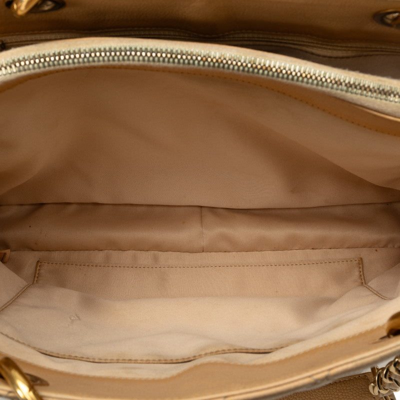 Chanel Matrasse GST Handbag Chantrotot Bags Beige G Caviar S  CHANEL