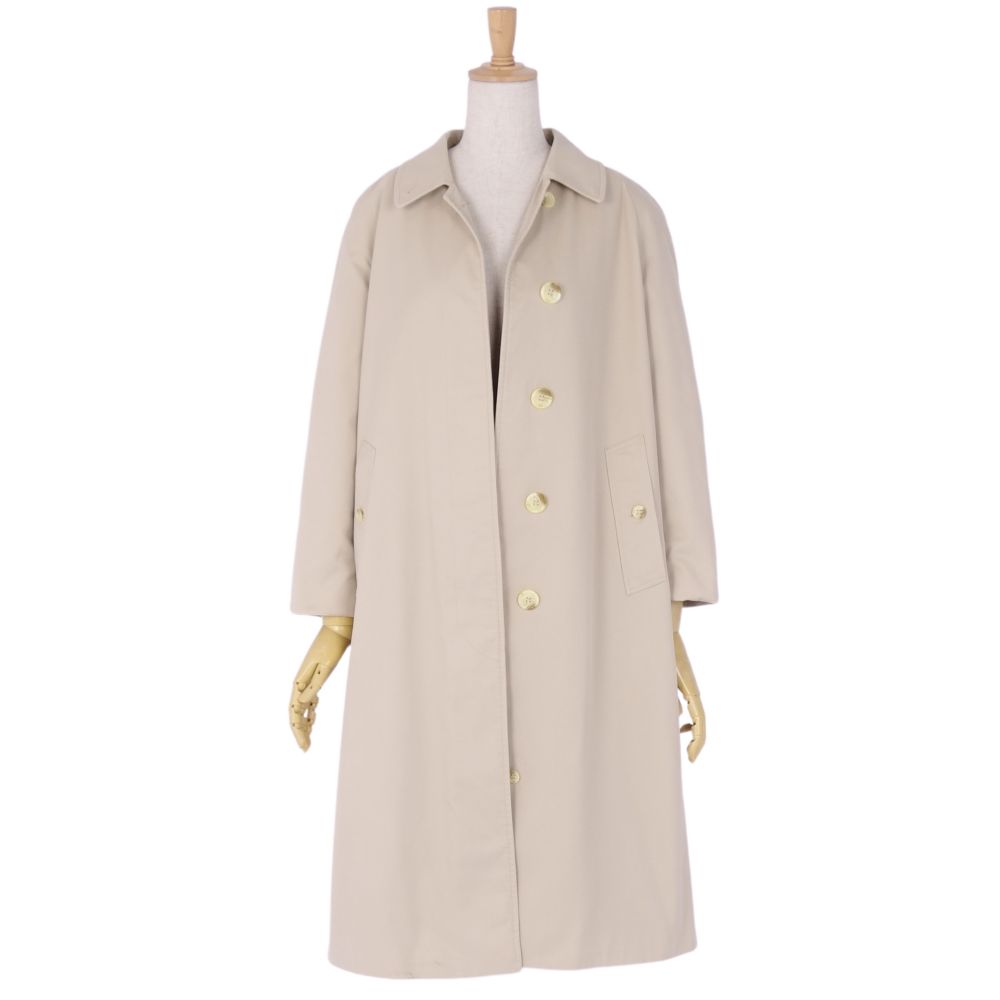 Vint Burberry s Coat UK  Coat Balmacorn Coat Back Check Cotton Out  6 (equivalent to S) Beige -