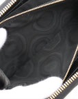 Gucci GG Matrasse 723784 Leather Round  Wallet Black