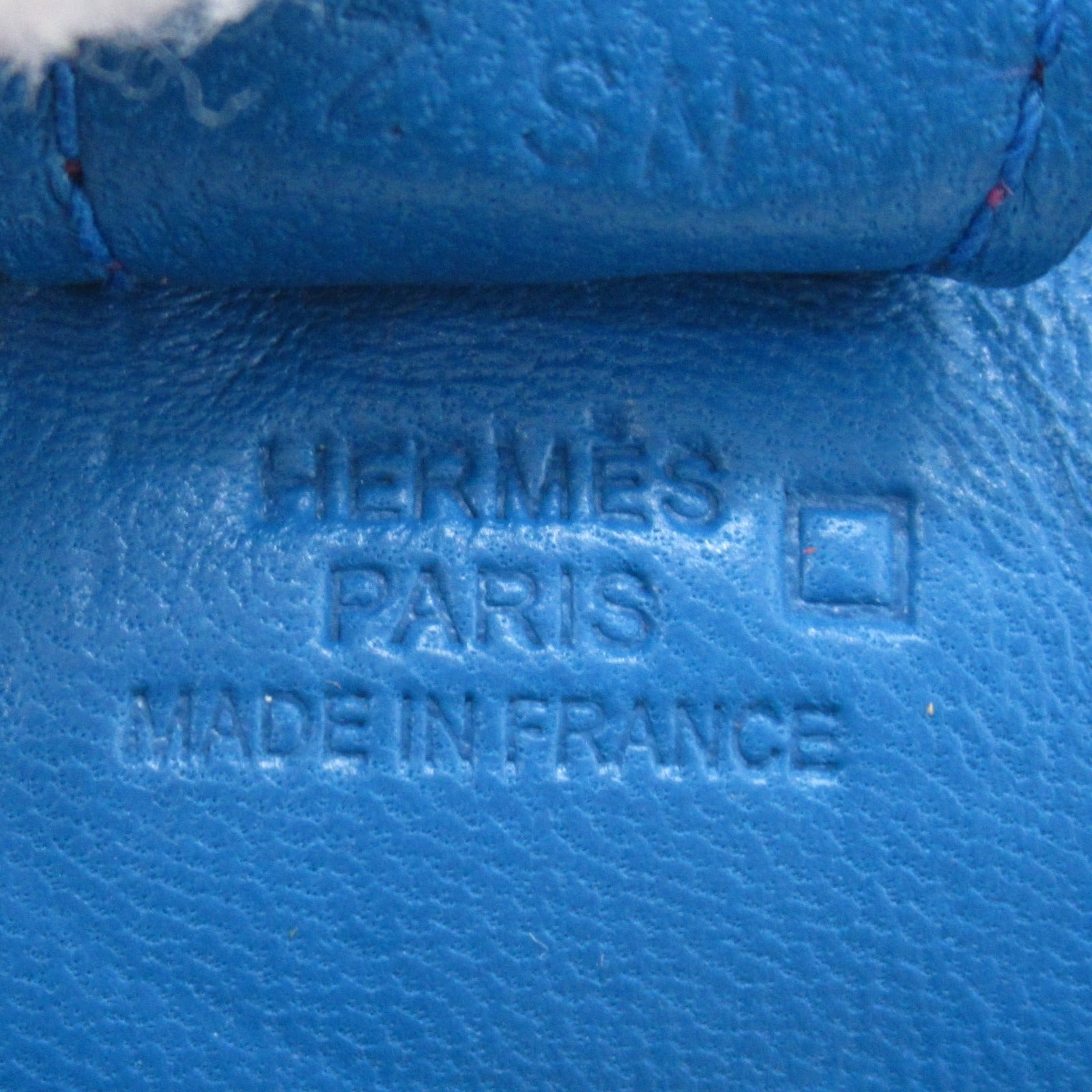 Hermes Hermes Rodeo Charm PM Bag Charm Charm Accessories Leather Alligator Animo Miro  Blue