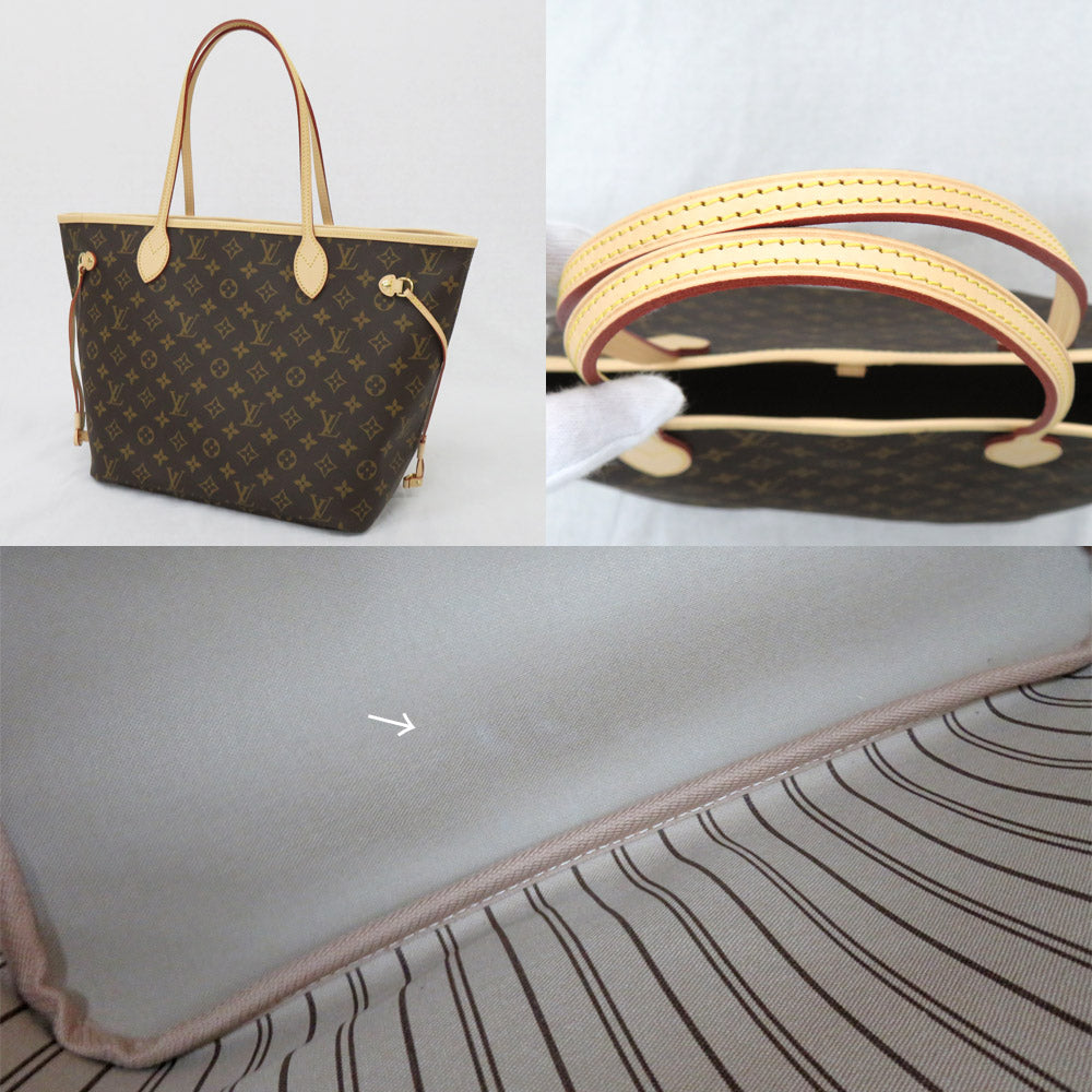 Louis Vuitton MM M40995 Monogram Tote Bag Leather