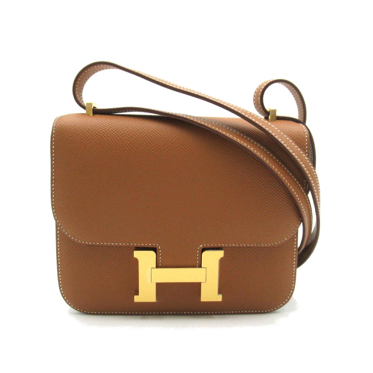 Hermes Hermes Constance 3 Mini (18) Shoulder Bag  Woods  Brown 056347CC