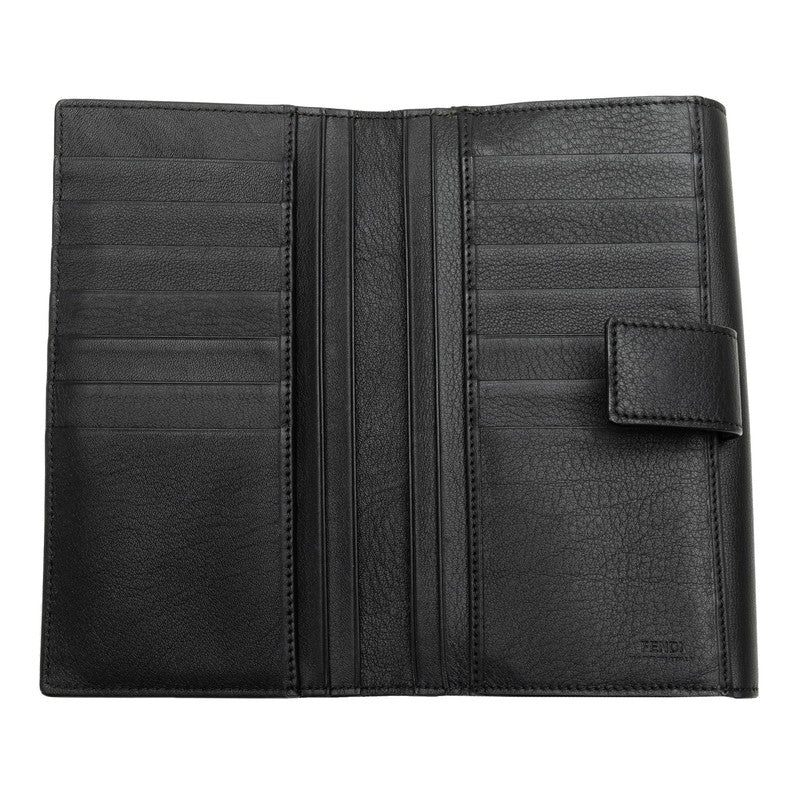 Fendi Peekaboo Long Wallet 8M0308 Black Leather  Fendi