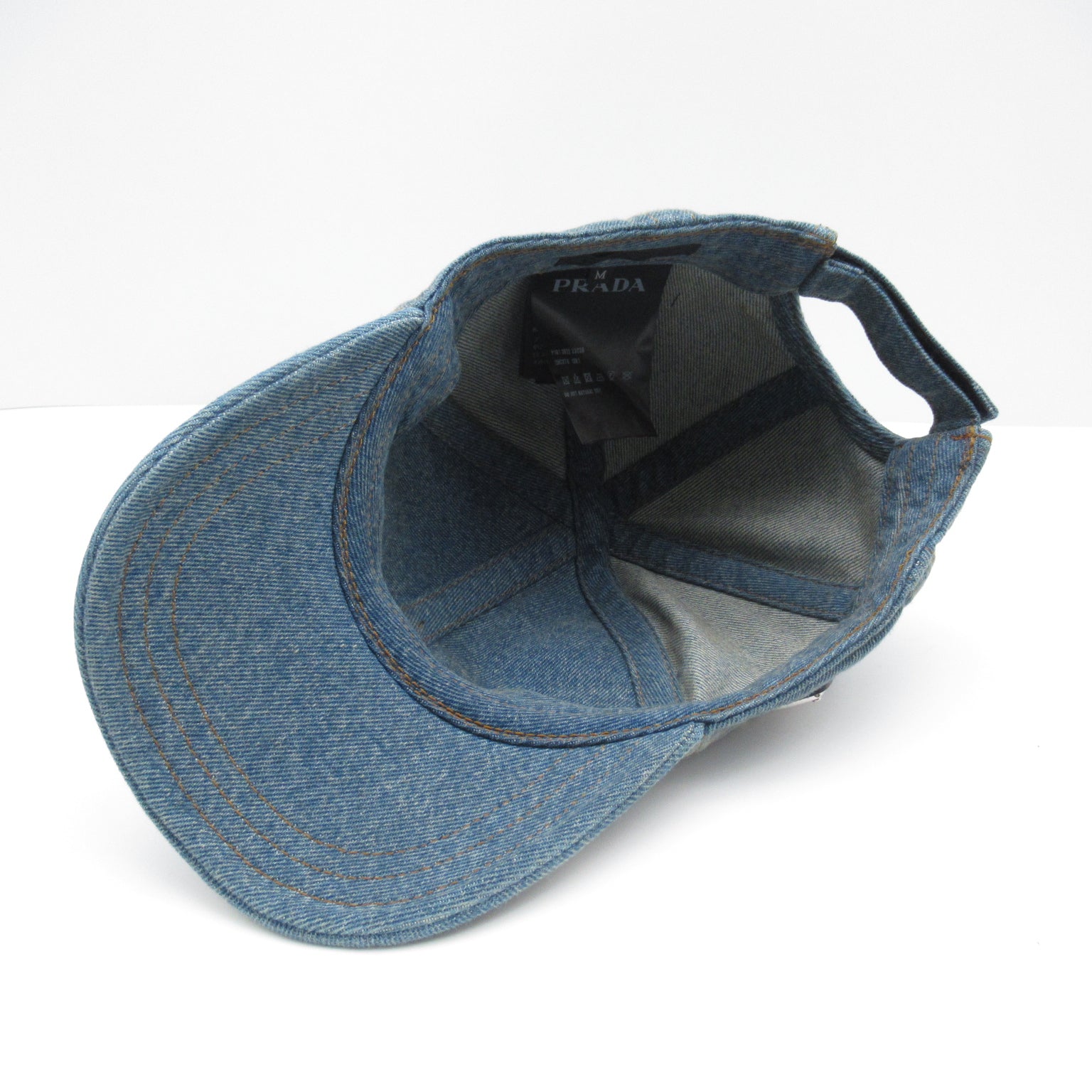Prada Prada Denim Cap Hats Cotton   Blue Light Blue 2HC27412K1F0V3NM