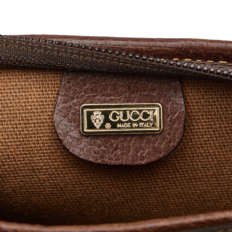 Gucci  Gucci GG Plus Tote Bag Beige Brown PVC Leather  Gucci