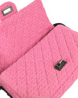 Chanel 2009-2010 Mademoiselle Lock Shoulder Bag Pink