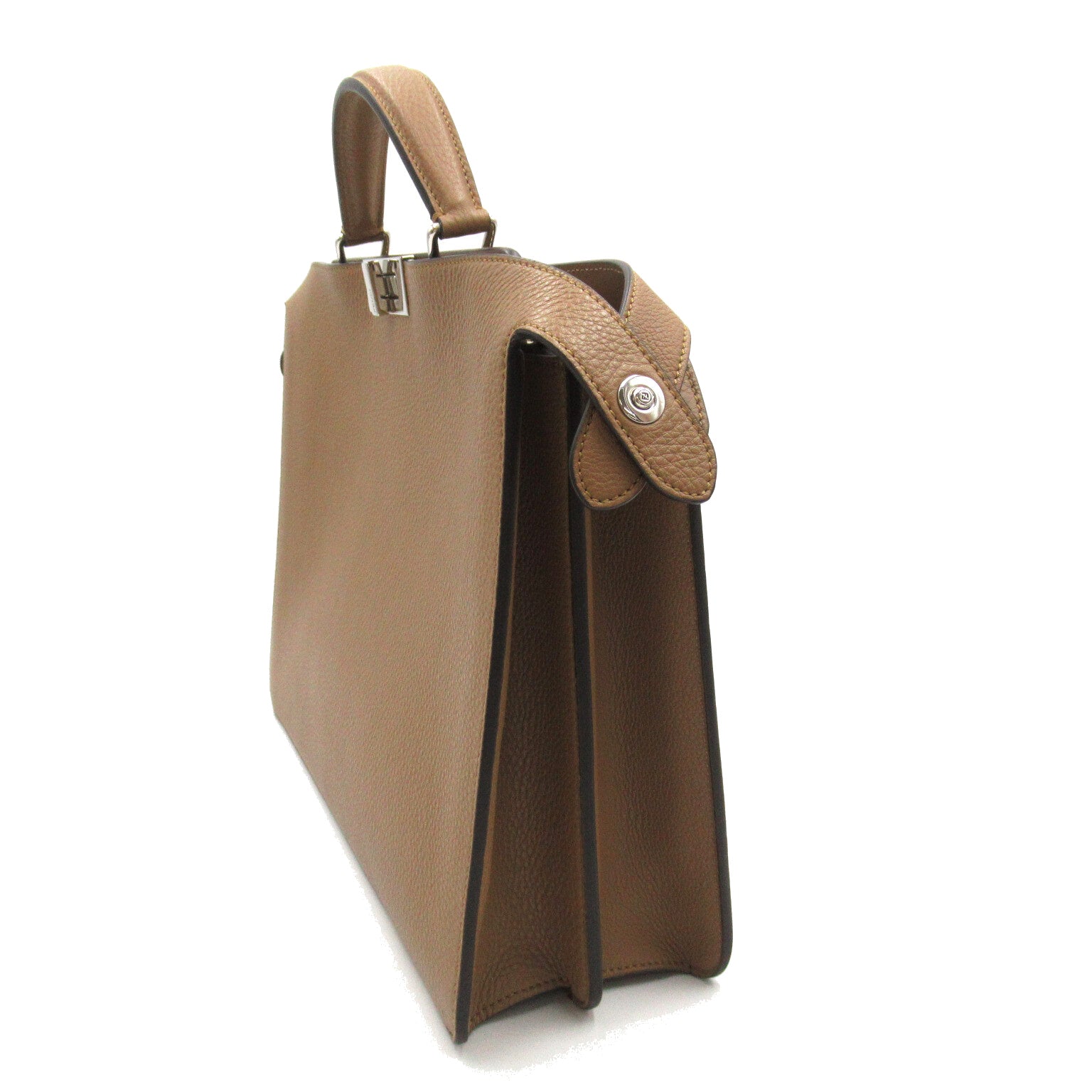 Fendi Fendi Peacebu 2w Shoulder Bag  Leather  Brown 7VA529
