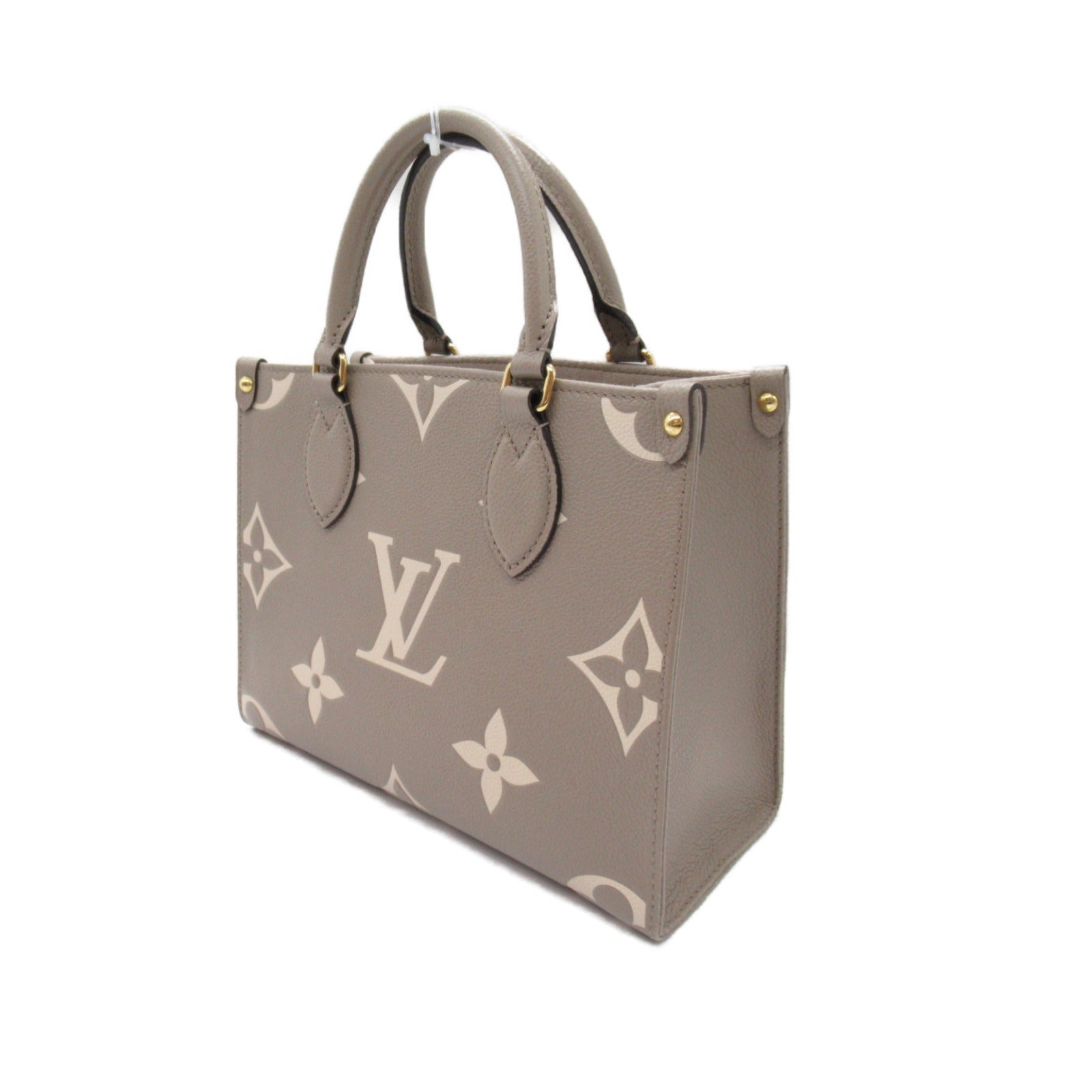 Louis Vuitton On The Gor PM 2w Shoulder Bag 2way Shoulder Bag Leather Monogram Implant  Beige M45779