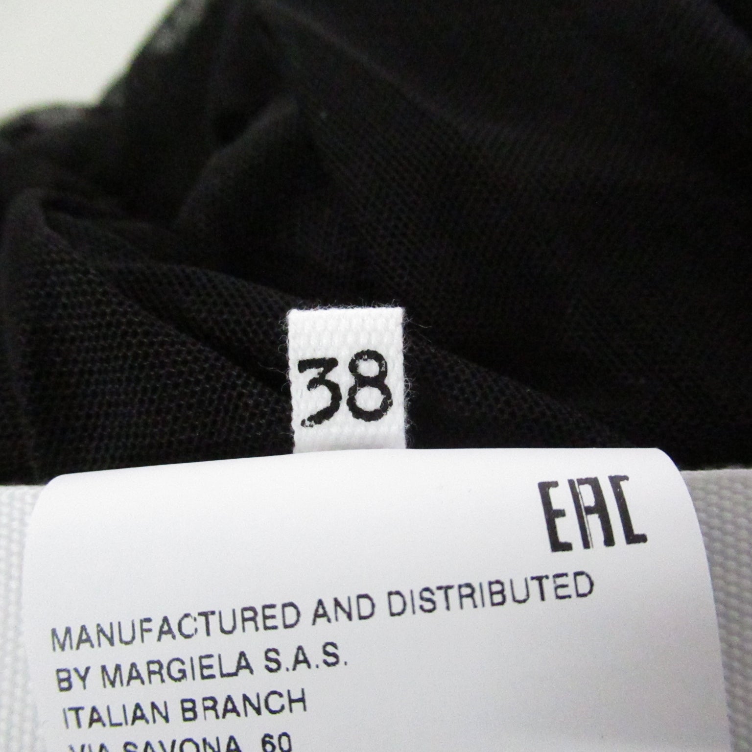 MM6 by Maison Martin Margiela T-shirt Shirt  Bottoms Polyester  Black S52MA0150