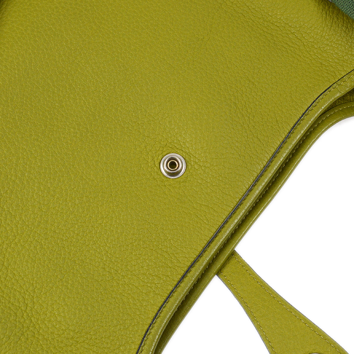 Hermes Green Taurillon Clemence Evelyne PM Shoulder Bag