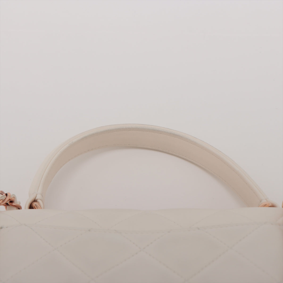 Chanel Matrasse  2WAY Handbag White Pink G Gold