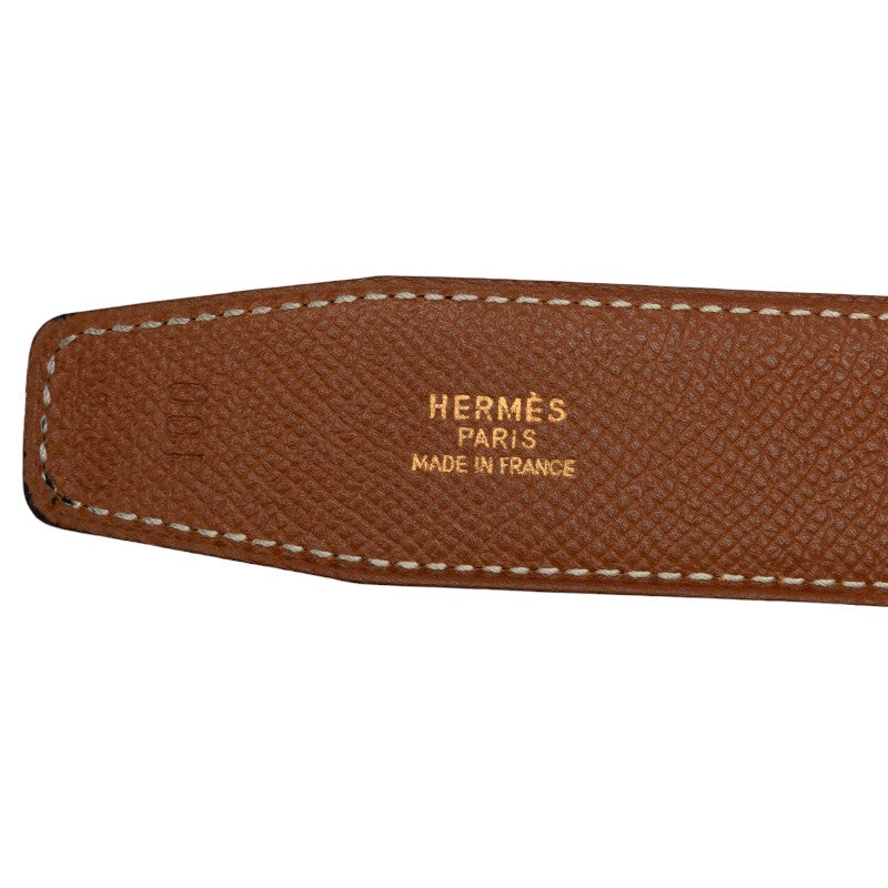 Hermes Constance H Reverseible Belt 100 Brown Black Leather Men Hermes