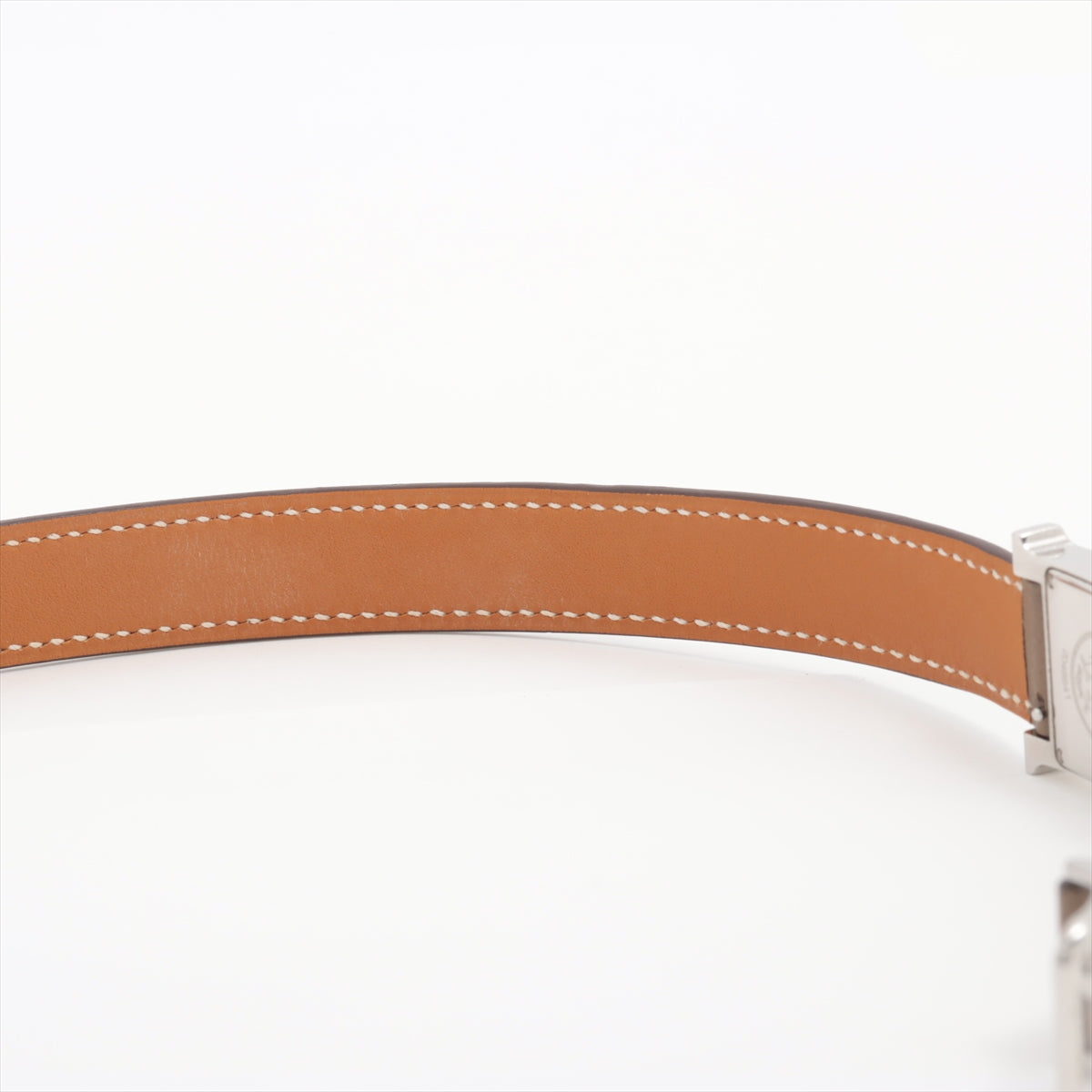 Hermes H Watch HH1.210 SS  Leather QZ Ivory  Driver