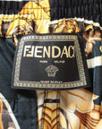 Fendi x Versace Zucca 22 Years Silk Setup 38/48  Black x G FS0795 FB0748 Fender Chevy