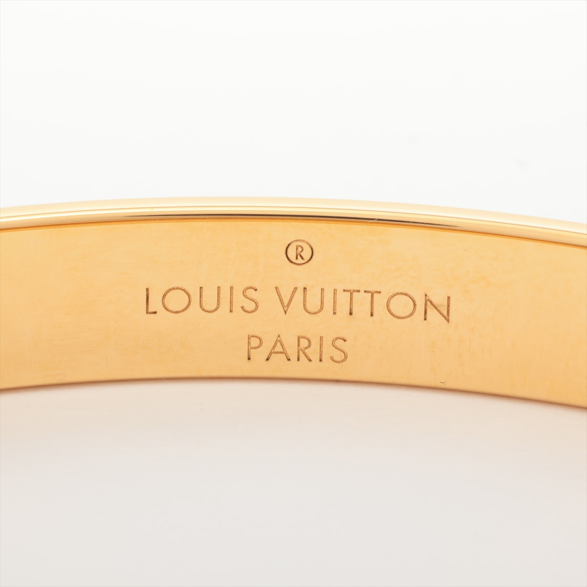 Louis Vuitton M64860 Ridge Bracelet Nanogram Strass LE0251 Bangle GP  G