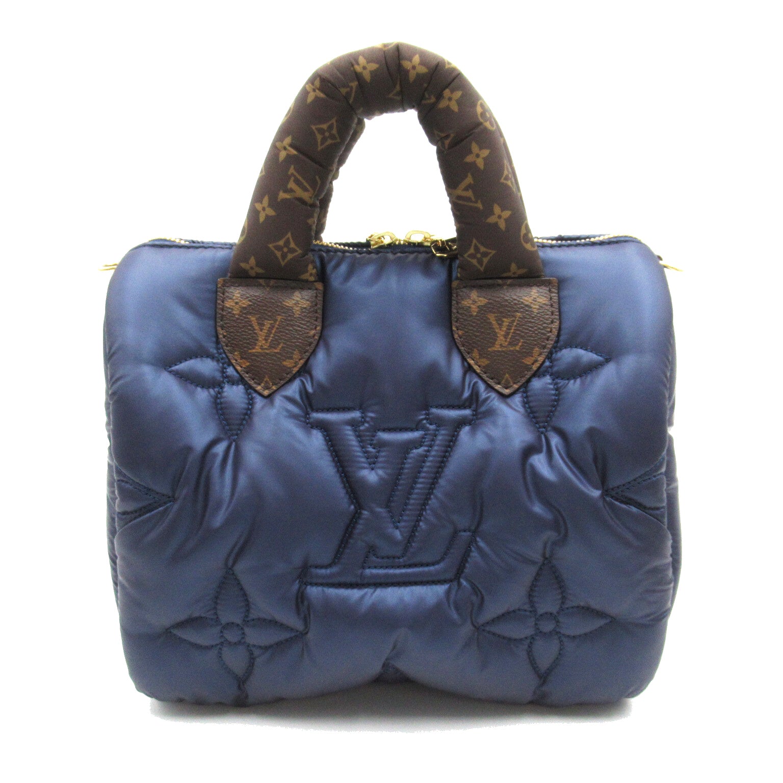 Louis Vuitton LV Speedy Bandouliere 25 2w Nylon  Blue M21061