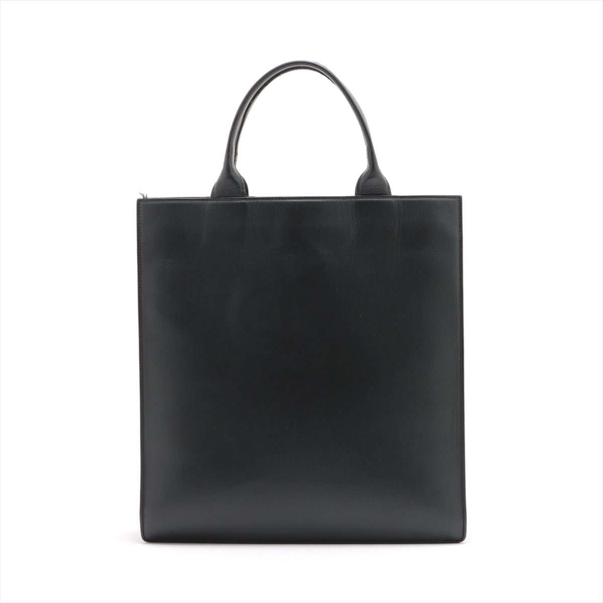 Valestra Boxy Leather 2WAY Tote Bag Black