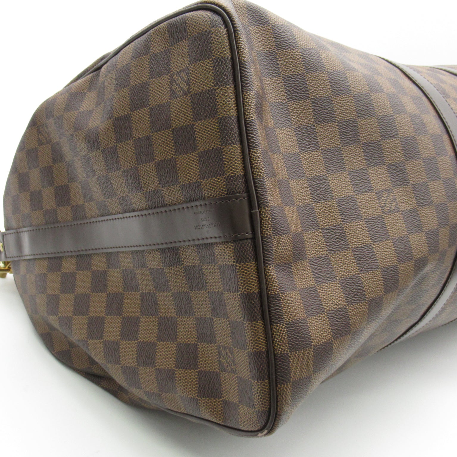 Louis Vuitton Louis Vuitton Keepall Bandouliere 55 Boston Bag PVC Coated Canvas Damiens  Brown N41414