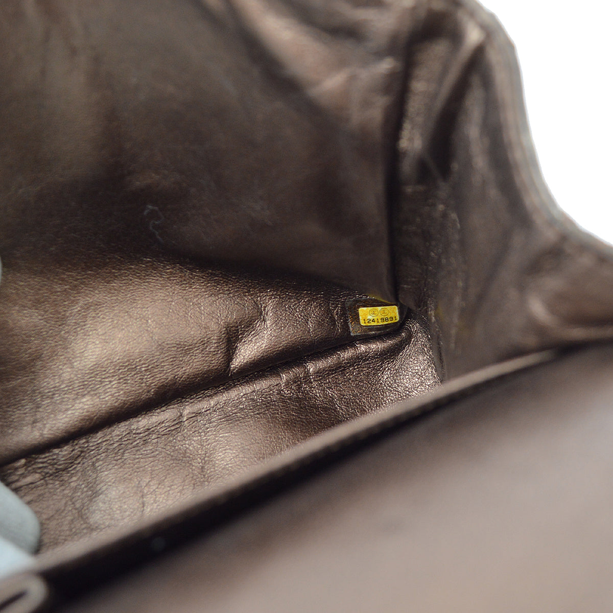 Chanel Brown Lambskin 2.55 Classic Double Flap Shoulder Bag