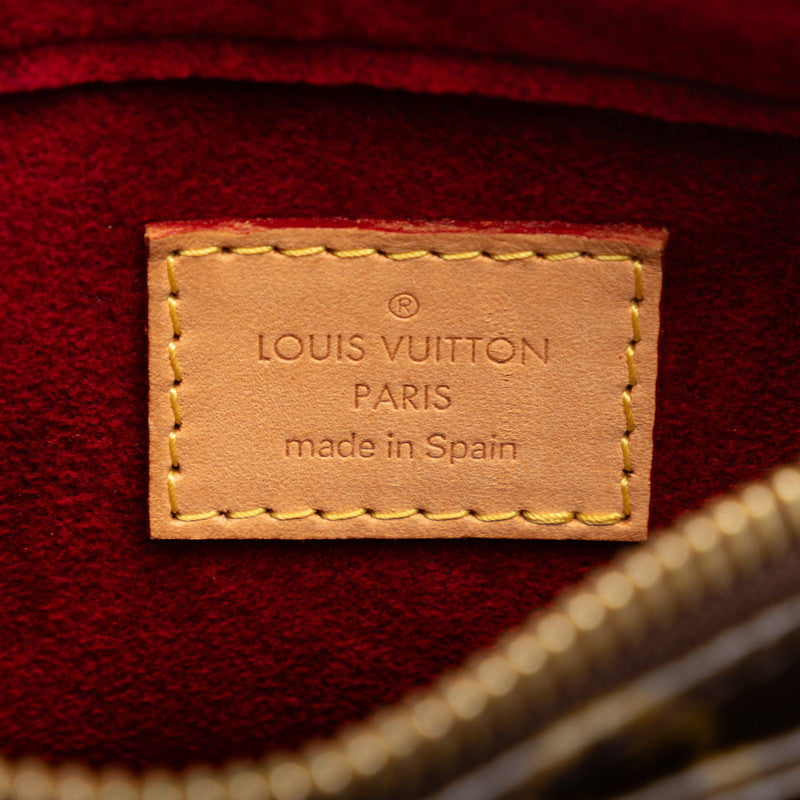 Louis Vuitton Monogram Vivacité PM Diagonal Shoulder Bag M51165 Brown