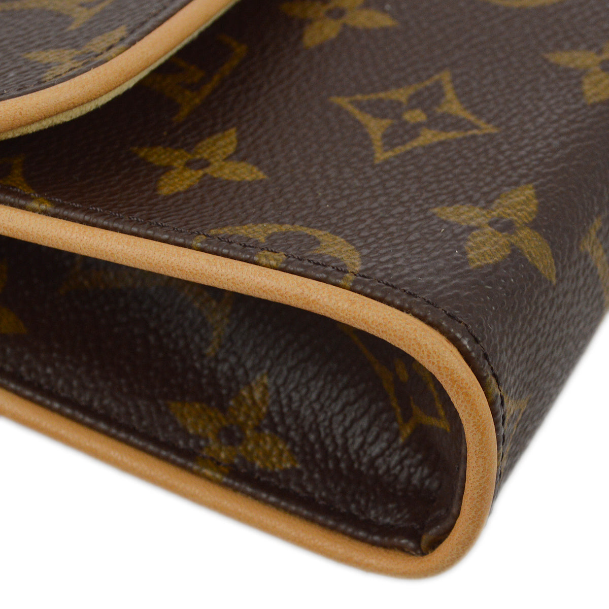 Louis Vuitton 2001 Monogram Pochette Florentine Belt Bum Bag 