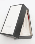 Gucci GG Marmont 456116 Leather Round  Wallet Black