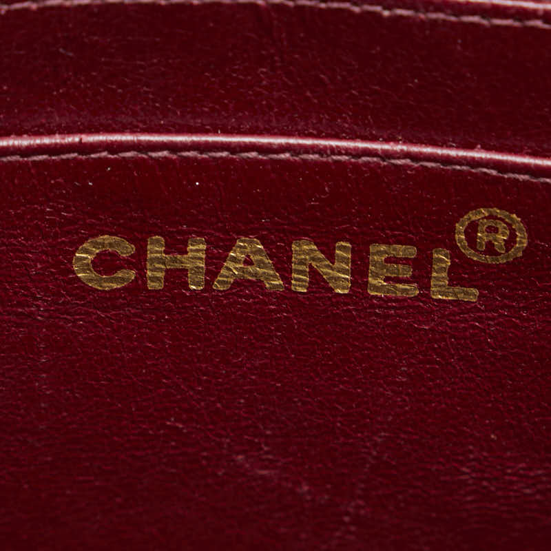 Chanel Matrasse Coco Double Flap Chain Shoulder Bag Black G   CHANEL
