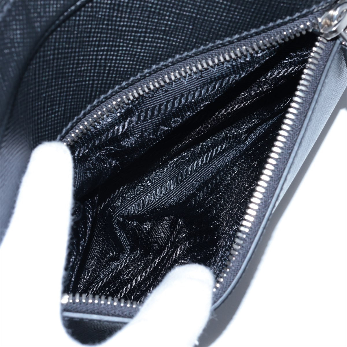 Prada Saffiano Shoulder Bag Black