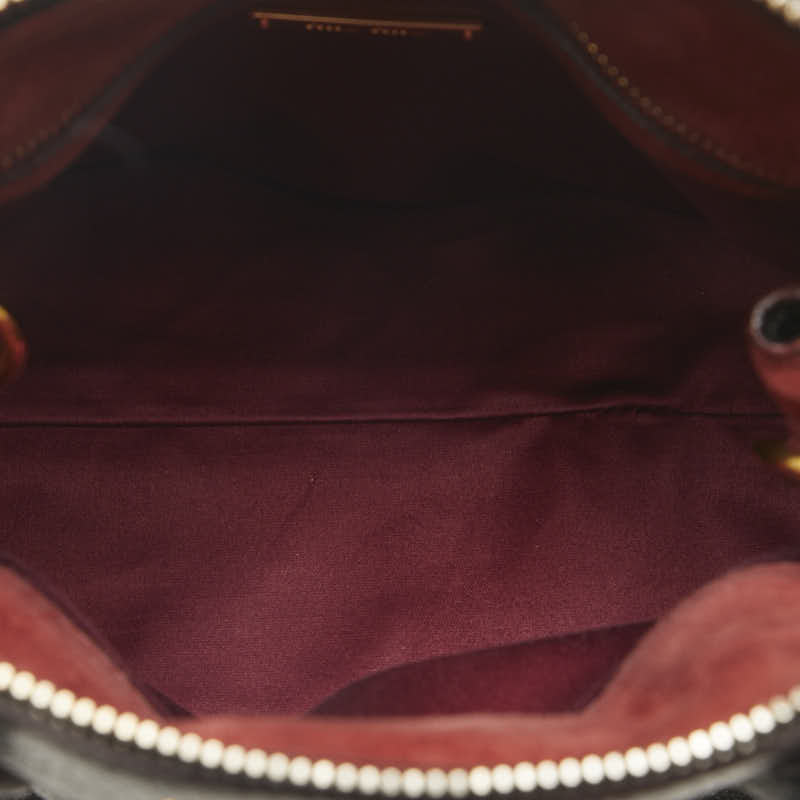 Moumu Mini handbag shoulder bag 2WAY black leather ladies MIUMIU