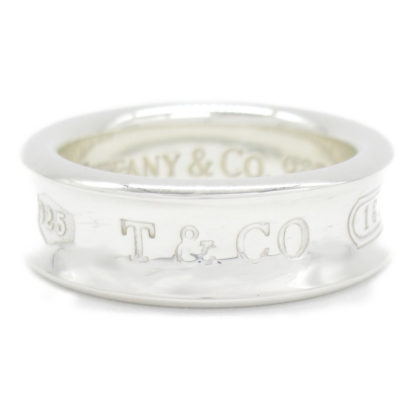 Tiffany &amp; Co 1837 Mid-Ring Ring Ring Jewelry Silver 925   Silver