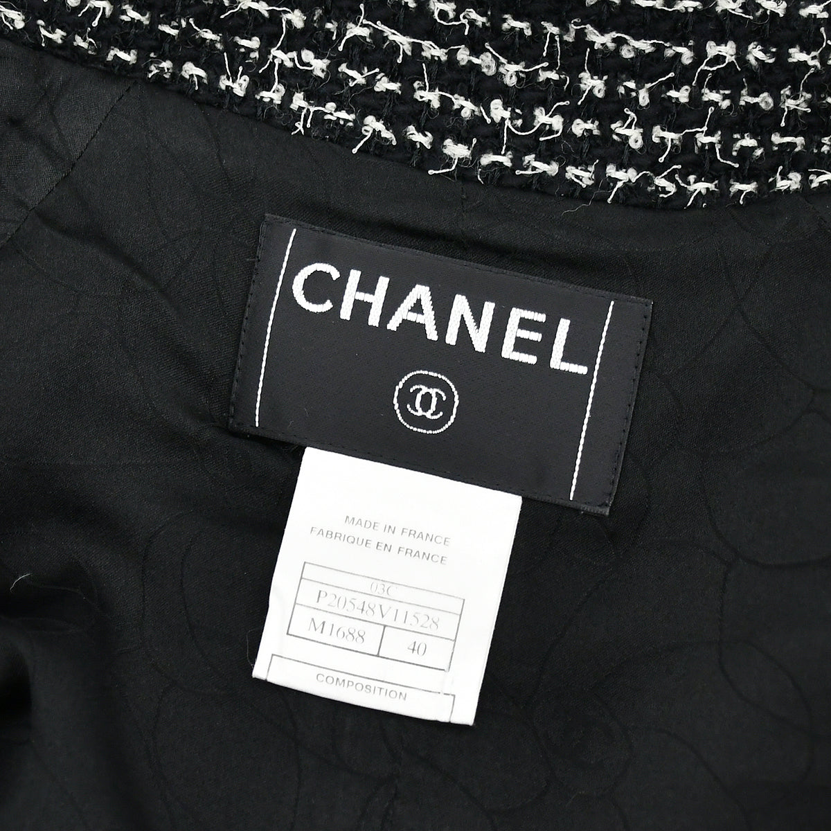 Chanel Jacket Black 03C 