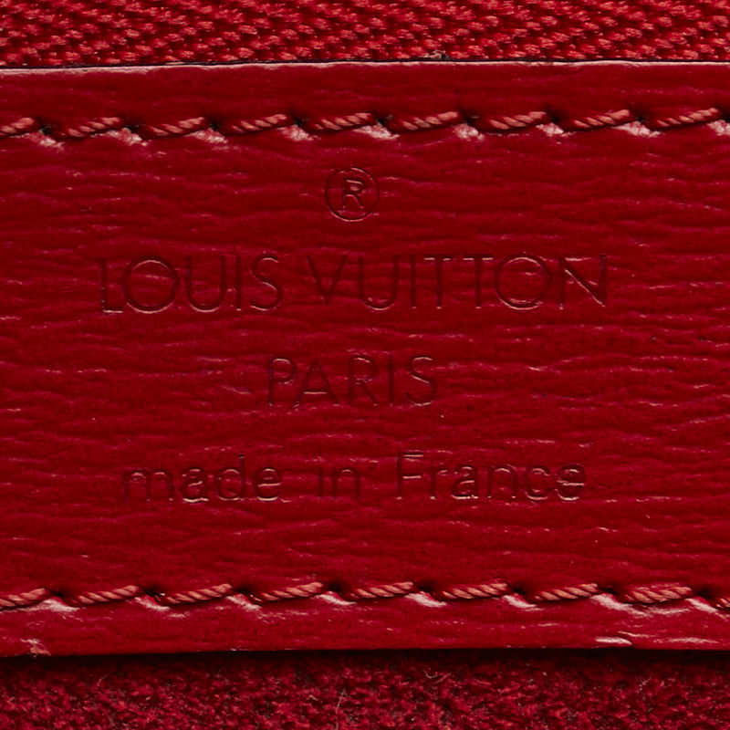 Louis Vuitton Epi Sandjack  Tote Bag M52267 Castilian Red Leather  Louis Vuitton