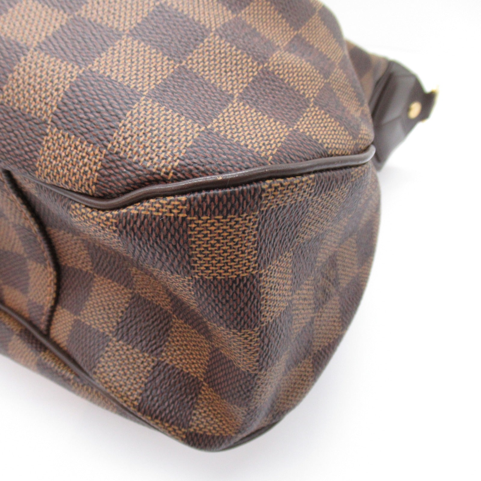 Louis Vuitton Ivory MM 2w Shoulder Bag PVC coated canvas Damier  Brown N41131