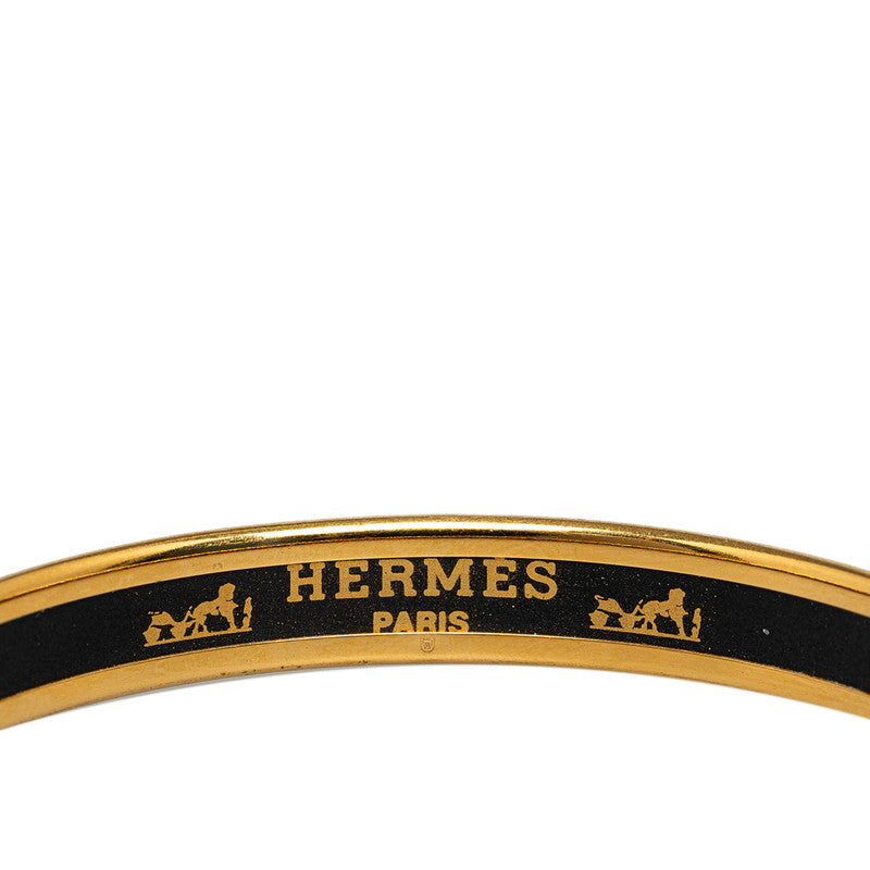 Hermes Emily PM Flag Bangle G Black Multicolor Mecca  Hermes