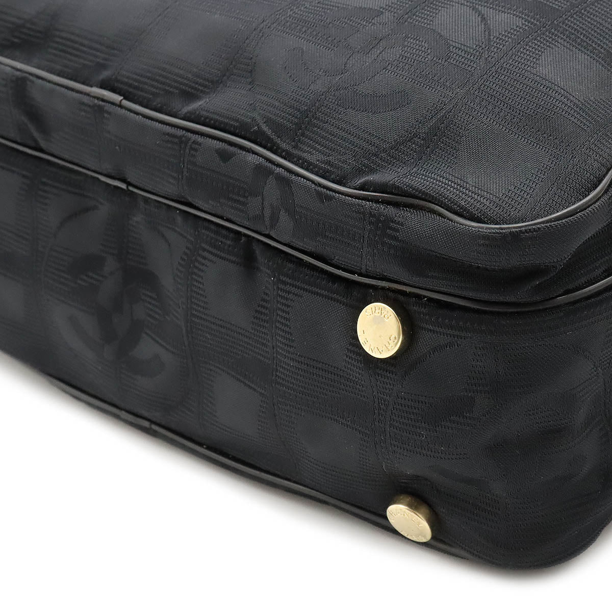 Chanel New Loveel Line Handbag 2WAY Handbags Nylon  Black Black A15970