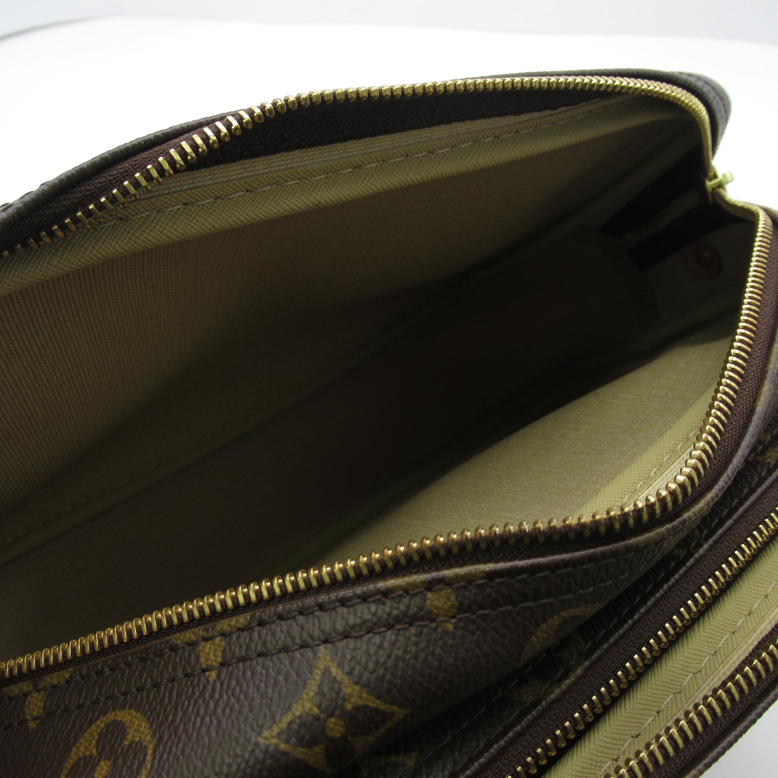 Louis Vuitton Reporters PM Shoulder Bag PVC Coated Linen   Brown M45254