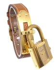 Hermes 1990 Kelly Watch Brown Courchevel