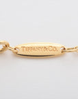 Tiffany Bazaar 1P diamond necklace 750 (YG) 1.9g diameter approximately 5.35mm